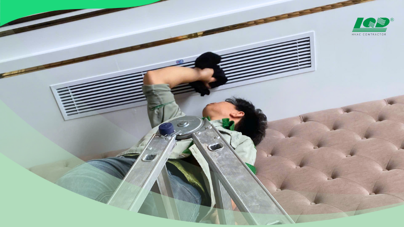 Bao lâu nên vệ sinh điều hòa âm trần nối ống gió