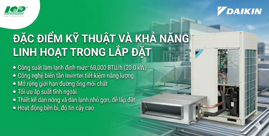 Đặc điểm kỹ thuật và khả năng linh hoạt trong lắp đặt