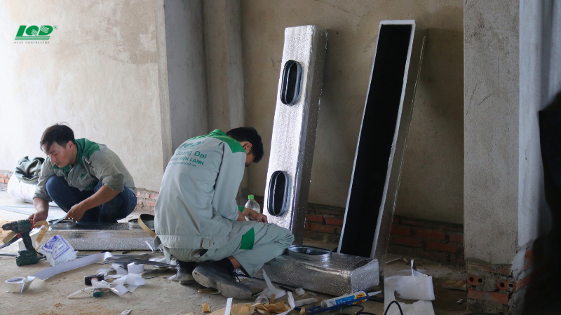 Lưu ý khi lắp đặt máy lạnh âm trần nối ống gió về thiết kế và vị trí