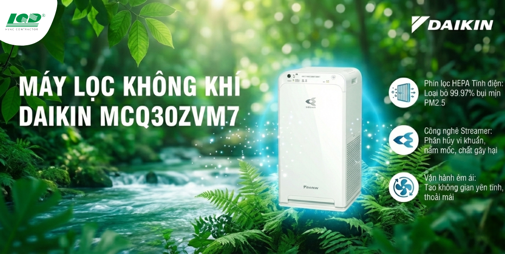 Máy lọc không khí Daikin MCQ30ZVM7.LQD