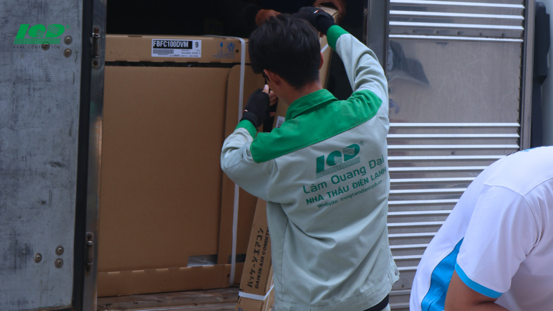 Tiêu chuẩn vật tư thi công tại Trung Tâm Điện Lạnh Lâm Quang Đại