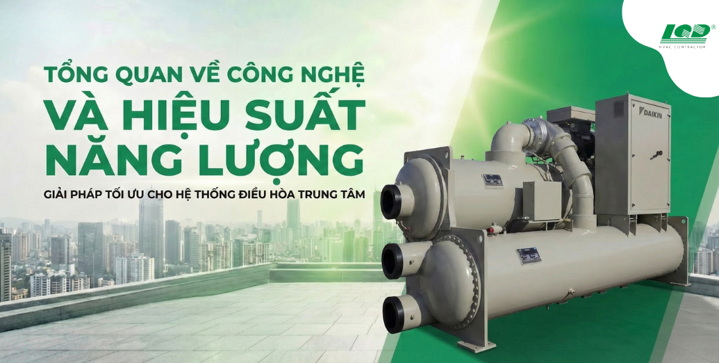 Tổng quan về công nghệ và hiệu suất năng lượng Chiller Giải Nhiệt Nước Daikin WME