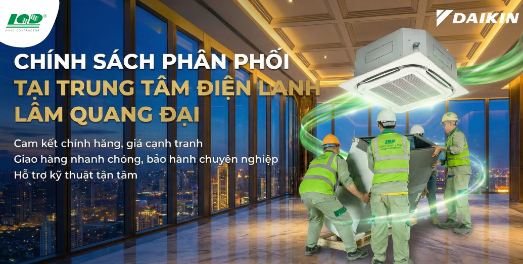 Chính sách phân phối tại Trung tâm điện lạnh Lâm Quang Đại
