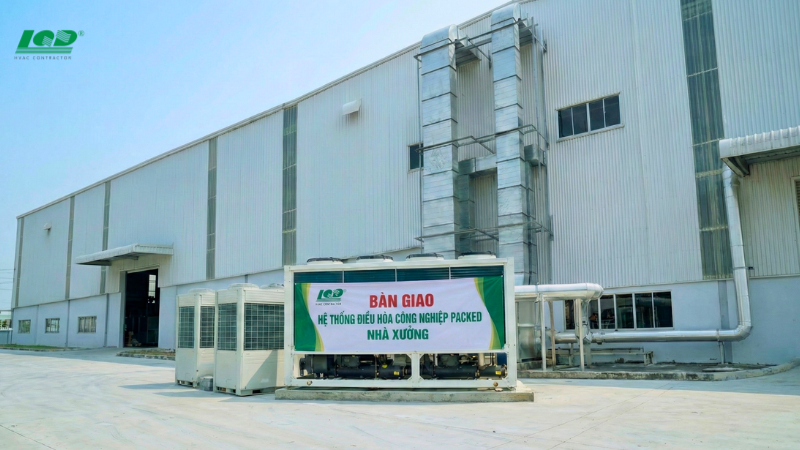 Dự án hoàn thành điều hòa công nghiệp cho nhà xưởng Farina lâm quang đại