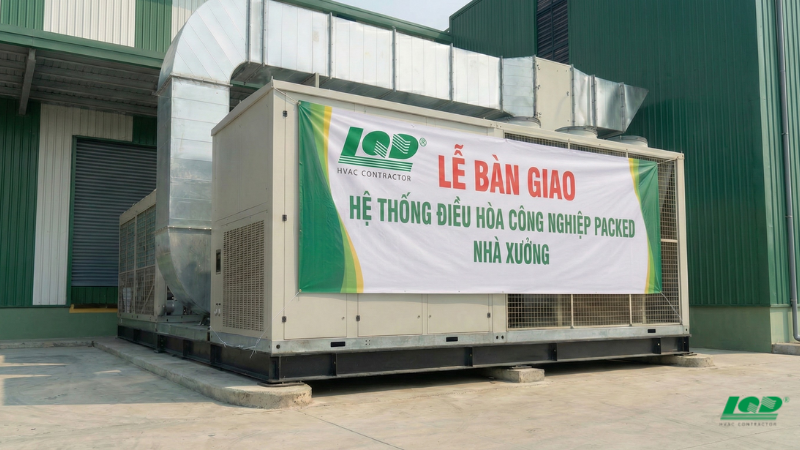 Dự án hoàn thành điều hòa công nghiệp levin