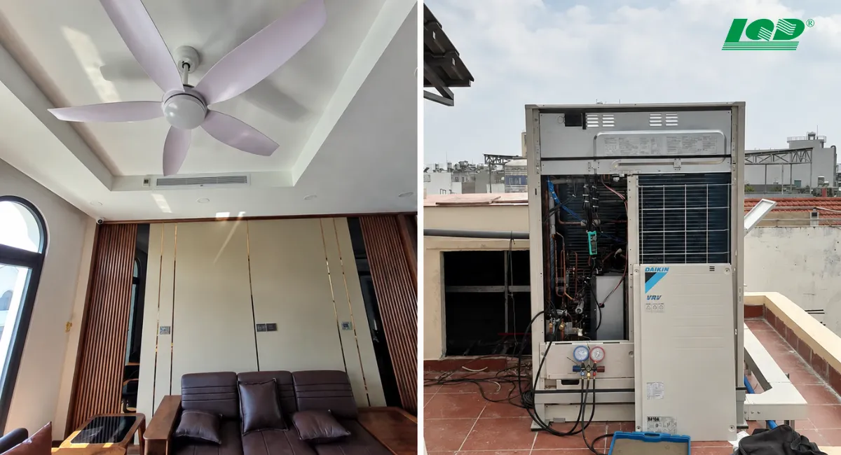 Khái niệm máy lạnh trung tâm cho gia đình