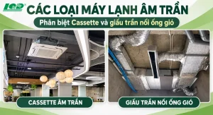 Những loại máy lạnh âm trần