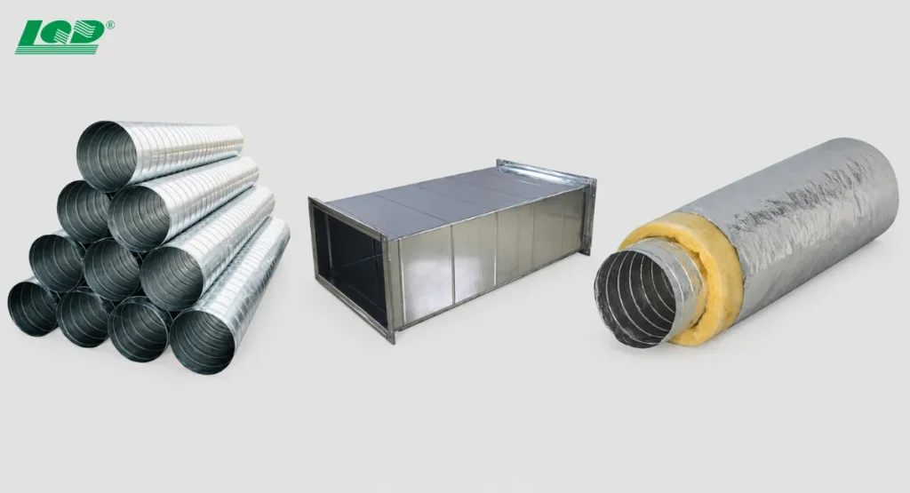 Phân loại các loại ống gió điều hòa