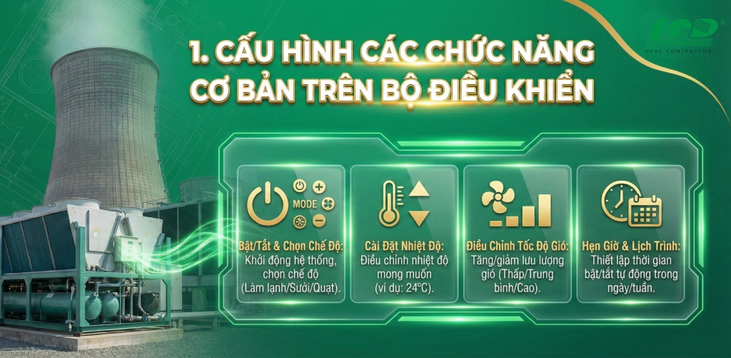 Cấu Hình Các Chức Năng Cơ Bản Trên Bộ Điều Khiển