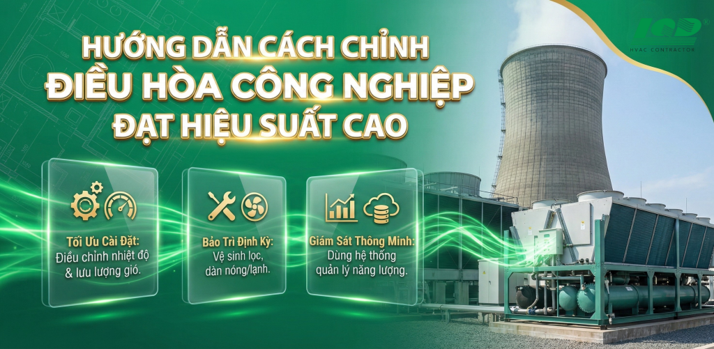 Hướng Dẫn Cách Chỉnh Điều Hòa Công Nghiệp Đạt Hiệu Suất Cao