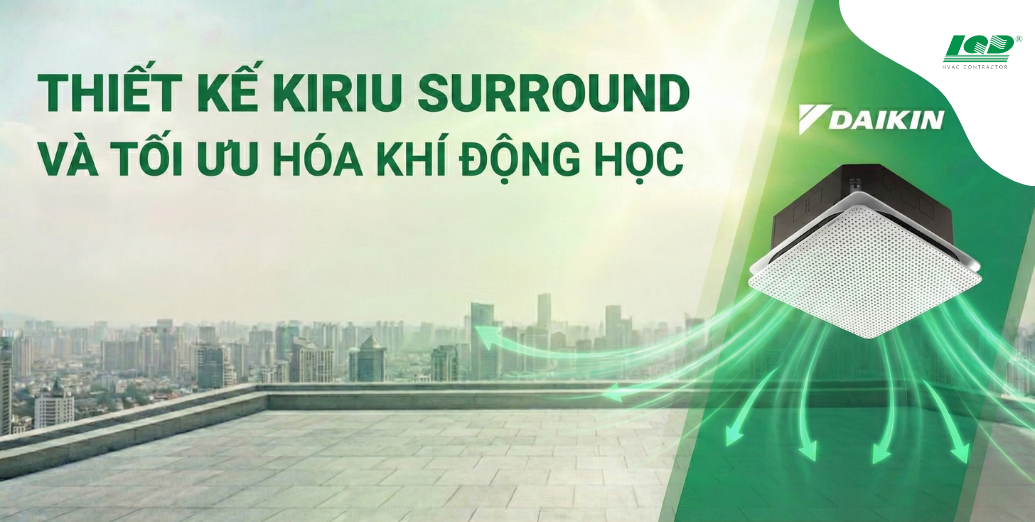thiết kế Kiriu Surround và tối ưu hóa khí động học
