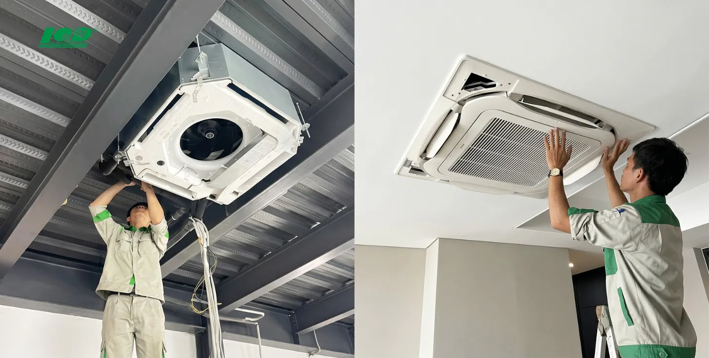 Bảo trì điều hòa âm trần cassette