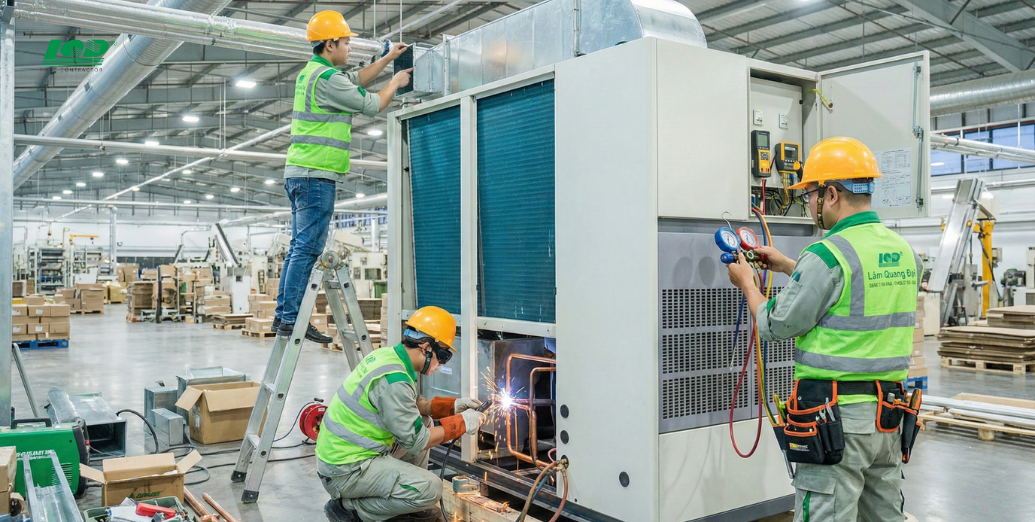 Cấu tạo điều hòa công nghiệp