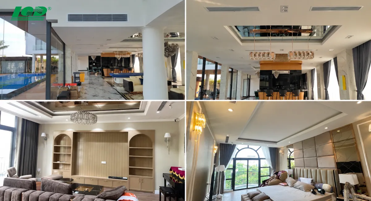 Hệ thống điều hòa cho biệt thự